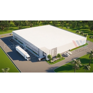 Edificio de Estructura de Acero Industrial, Taller de Gran Envergadura de Alta Resistencia, Interior sin Columnas para Soldadura y Corte Industrial - Product Image 5