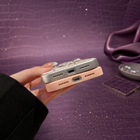 Étui de téléphone pour iPhone en cuir de crocodile synthétique de luxe, résistant aux chocs, design personnalisé