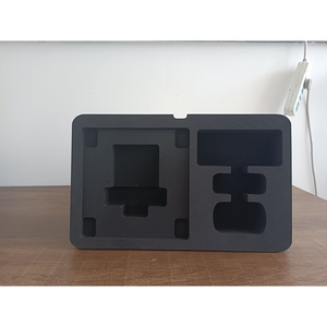 Tùy chỉnh PU Da kính mặt trời ống kính mẫu trường hợp khay Hộp ống kính quang học hiển thị cuốn sách EVA lót bọt - Product Image 4