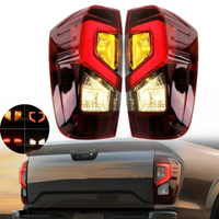 Accessoires de voiture 4X4 feu arrière LED feu arrière Style OEM feu arrière pour Navara NP300 2016-2021 + système d'éclairage automatique