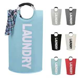 Laundry Basket Bags Bathroom Cloth Folding with Handles Washing Bin foldable bag laundry basket storage