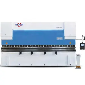 Machine de presse-frein hydraulique CNC, 200 tonnes, pliage de plaques métalliques en acier de fer résistant