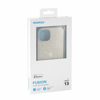 MOMAX-Étui magnétique en cuir microfibre certifié MFM, batterie portable, étui de téléphone pour iPhone 15 14 13