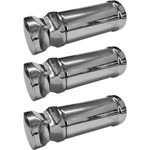 Kit de fijación de toallero cromado curvo Herramienta de torneado de alta calidad para uso doméstico o de oficina - Product Image 1