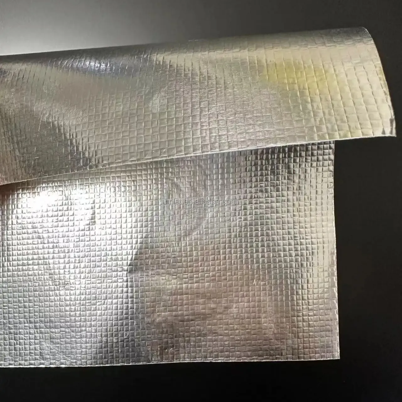 Plester Kraft aluminium Foil tahan panas diperkuat pabrik Superior untuk sistem Hvac