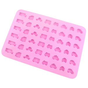 335 Ice Cube Tray Gummy Kẹo Khuôn Silicon Nhà Máy Mẫu Miễn Phí 48 Khoang Khác Nhau Hình Dạng Xe Silicone Khuôn Sô Cô La, Silicone - Product Image 6