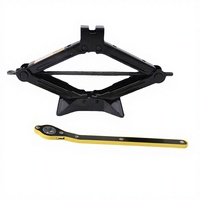 1 ensemble de cric hydraulique pliable de marque OEM, 2 tonnes, avec garantie de 3 ans, hauteur maximale de 380 mm et outil de réparation de pneus de voiture