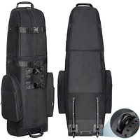 Tas Duffel Golf Mewah Anti Air Bahan Polyester Berkualitas Tinggi, Tas Hadiah Portabel untuk Perjalanan Bisnis Lapangan Golf