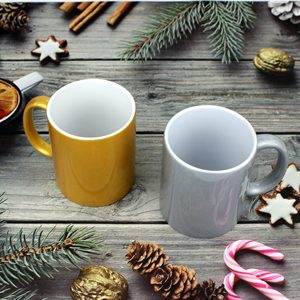 Impression Pioneer Gold Plated Ceramic Mug With Handle For <b>Presents</b> Business Gifts - Product Image 4