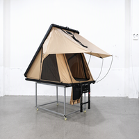 Tente de toit en aluminium triangulaire - T RTT Hard Shell 280G Polyester 420D Oxford imperméable et anti-moisissure