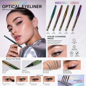 Eyeliner longue tenue, haute pigmentation, effet scintillant multichrome, waterproof - Product Image 6