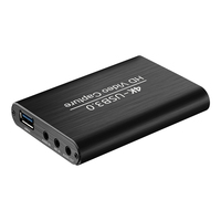 Boîtier d'enregistrement et diffusion en Streaming, hmdi 4K, carte d'acquisition USB 3.0 pour jeux vidéo en direct, compatible PC, Ps3, Ps4