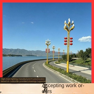 Factory Cheap Outdoor Lighting <b>Pole</b> <b>Garden</b> Landscape Lawn Waterproof LED Aluminum Alloy Single-Arm <b>Garden</b> Lamp Post 10-Year - Product Image 4