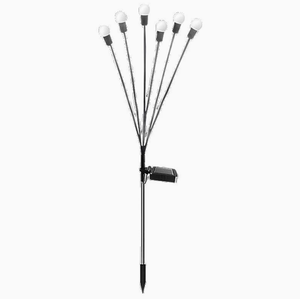 Lámpara Solar LED para Jardín de Alta Calidad IP65, Resistente al Agua, de Plástico, Recargable, Luz Blanca Cálida de 3500K, Decorativa - Product Image 1