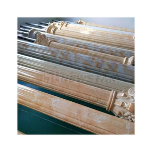 เสาหินโรมันออกแบบบ้านวิลล่าตกแต่งล็อบบี้วิศวกรรมโครงการคอลัมน์หินธรรมชาติเสากลวงสไตล์ย้อนยุค - Product Image 1