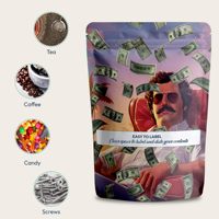 Feuille d'aluminium zip-lock personnalisée PE Stand up Pouch Gummies Cookie Emballage alimentaire 3.5g Mylar Doypack Sac anti-odeur