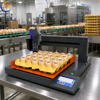 Nouvelle imprimante jet d'encre à œufs entièrement automatique haute vitesse avec écran tactile pour l'impression d'étiquettes, le codage TIJ des numéros de série sur œufs de canard