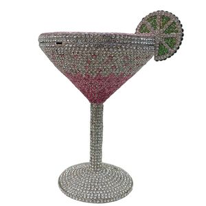 Pochette de soirée scintillante pour femme avec strass et verre en cristal, mini sac à main pour fête, rendez-vous galant ou sortie nocturne - Product Image 5