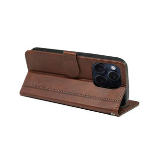 Portefeuille Carte Téléphone Cas Pour <span class=keywords><strong>Iphone</strong></span> 16 15 14 13 12 <span class=keywords><strong>11</strong></span> Plus Pro Max En Cuir Simple D'affaires À <span class=keywords><strong>Clapet</strong></span> Mobile Sjk633 Laudtec - Product Image 5