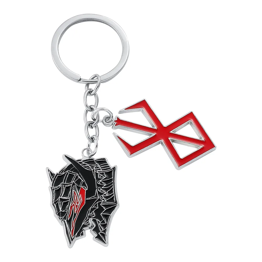 Phim Hoạt Hình Keychain Guts Mũ Bảo Hiểm Móc Chìa Khóa Móc Khóa Thời Trang Cho Nam Giới Phụ Nữ Anime Phụ Kiện Xe Hơi Vòng Chìa Khóa Mặt Dây Chuyền Llaveros