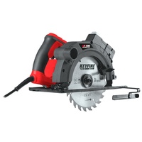 Scie circulaire KEYFINE KFCSL04 1200W 185mm 5000 tr/min, outil de coupe du bois avec certification CE GS pour les travaux de menuiserie