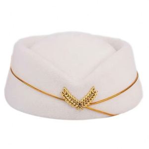 Tenues d'hôtesse de l'air pour enfants, bérets, uniformes de cosplay pour fêtes, chapeaux, vêtements, accessoires de fête - Product Image 2