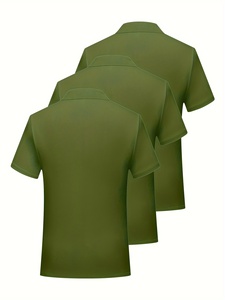 <span class=keywords><strong>Polo</strong></span> da Golf in Poliestere 100% Traspirante a Manica Corta, Personalizzabile con Logo, Abbigliamento Sportivo - Product Image 4