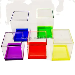 Hot Sale Factory Price Custom Made Small Size Transparent Acrylic Storage Box