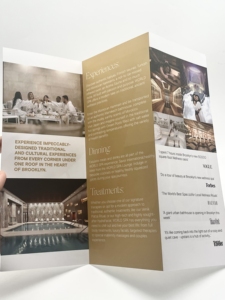 Biểu tượng tùy chỉnh đôi hai mặt in ấn tờ rơi Brochure magazinepaper A4 A5 gấp Flyer in ấn - Product Image 6