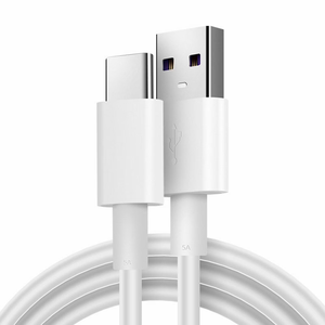 Oem 1m 2M nhanh chóng sạc Type-C cáp siêu 5A USB-C 5A tinh khiết đồng dài điện thoại sạc siêu phí USB Tipo C carga rapida cavo - Product Image 1