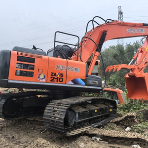 Excavadora Usada Hitachi ZX210 Japonesa de 21 Toneladas, Motor de 110kw, Caja de Cambios, PLC, en Buen Estado de Funcionamiento, en Venta - Product Image 2
