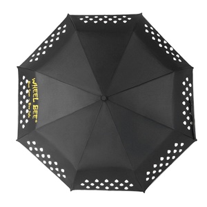 OEM Customized Magic Modern Straight Mini Colour-Changing <b>Umbrella</b> Fully-Automatic Control Black Metal Frame Ningbo for Business - Product Image 2