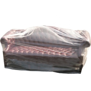 Disposable Clear <strong>Plastic</strong> Custom Outdoor Furniture <strong>Sofa</strong> <strong>Cover</strong> - Product Image 1