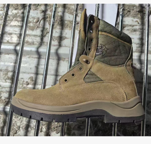 Botas de camuflaje GN personalizadas africanas TSB0205, de cuero vacuno, para la selva. - Product Image 4