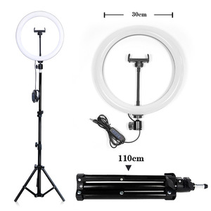 CPYP staffa di trasmissione in diretta luce di riempimento 10 pollici con 1.1M 1.6M e 2.1m treppiede luce per fotocamera Selfie telefono cellulare flessibile <span class=keywords><strong>Hol</strong></span> - Product Image 6
