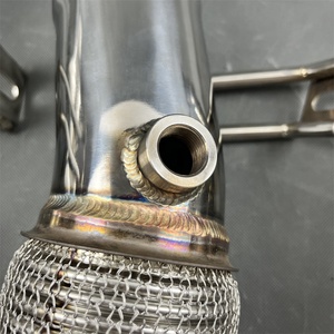 Collecteur d'échappement 304SS pour Audi R8 <span class=keywords><strong>v10</strong></span> <span class=keywords><strong>Lamborghini</strong></span> LP560 Huracan - Product Image 3