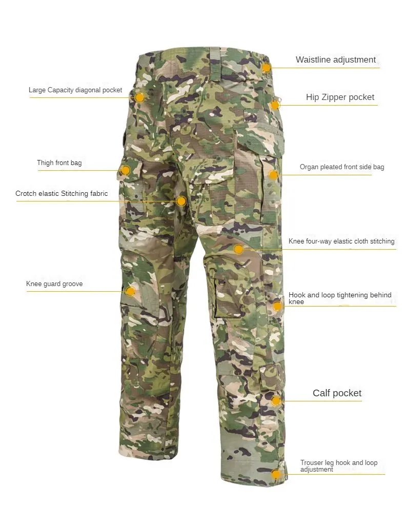 Camuflaje uniforme táctico al aire libre clásico G3 traje de rana al aire libre entrenamiento profesional uniforme entrenamiento a pie