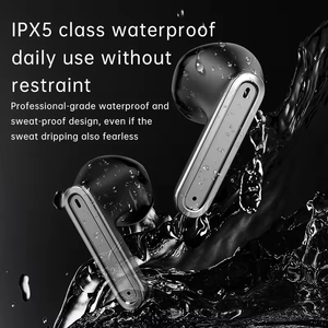 Thiết kế mới T71 TWS <span class=keywords><strong>LCD</strong></span> màn hình thông minh audifono enc giảm tiếng ồn có thể điều chỉnh Equalizer on-ear không dây Bluetooth Tai nghe tai nghe - Product Image 4