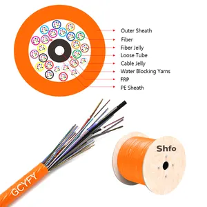 SHFO-GCYFY Layer Stranded Air Blow Singlemode SM Drop Cable GCYFY Fiber Optic Cable