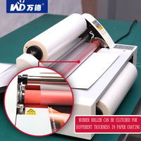 Máquina Laminadora en Frío y Caliente V350, Laminadora Eléctrica de Escritorio para Papel A3 A4 A5 A6
