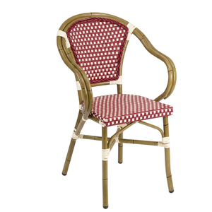 Modern Eco-Friendly Outdoor Stackable Bamboo Dining <b>Chair</b> for Park & Villa Use Weather Resistant - Product Image 1