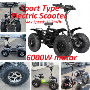 Scooter électrique tout-terrain 6000W, scooter de mobilité tout-terrain avec batterie au lithium - Product Image 3