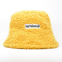 Chapeau Bob en Polaire Berbère Longue Personnalisé, Matière Peluche avec Logo Brodé, Multicolore, Prêt à Expédier – Chapeau Seau Tendance