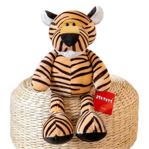 Peluches Personalizados de Animales DE LA Selva ODM PP Algodón Tigre Elefante Hipopótamo Ciervo Juguetes de Peluche Técnica Lavada para Aliviar el Estrés - Product Image 2