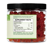 Gummies à la cannelle de Ceylan pour la régulation du sucre, supplément neuroprotecteur avec chrome et extrait d'écorce de cannelle