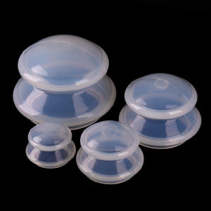 Ventosas de silicona con logotipo personalizado, taza de terapia de celulitis, juego de ventosas para cara corporal, masajeador corporal, juego de ventosas - Product Image 2