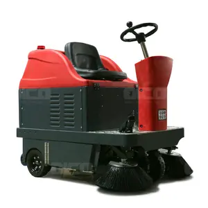 road cleaner self driving dust cleaner concrete floor cleaning machine