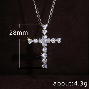 Collana con Ciondolo a Cuore in Cristallo per Donna, Gioielli alla Moda - Product Image 5