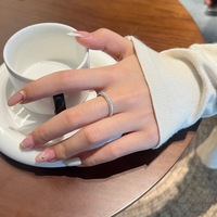 Bijoux en argent sterling 925 avec moissanite couleur D VVS 1 carat, bagues de fiançailles en moissanite pour femmes, vente en gros personnalisée