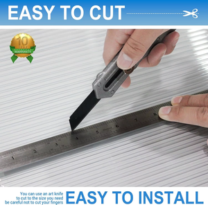 Bảo vệ UV rỗng tấm <span class=keywords><strong>polycarbonate</strong></span> tán lợp ban công tấm bìa Giá nhựa - Product Image 3